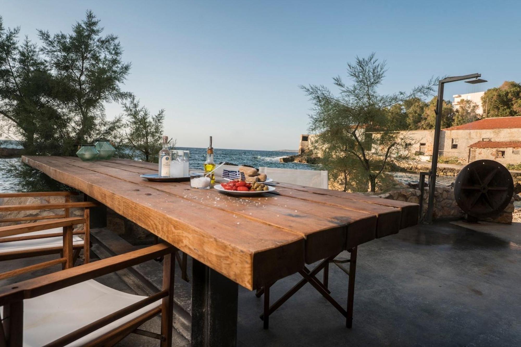 Villa Kito- Transformed House On The Water'S Edge Chania  Exterior foto