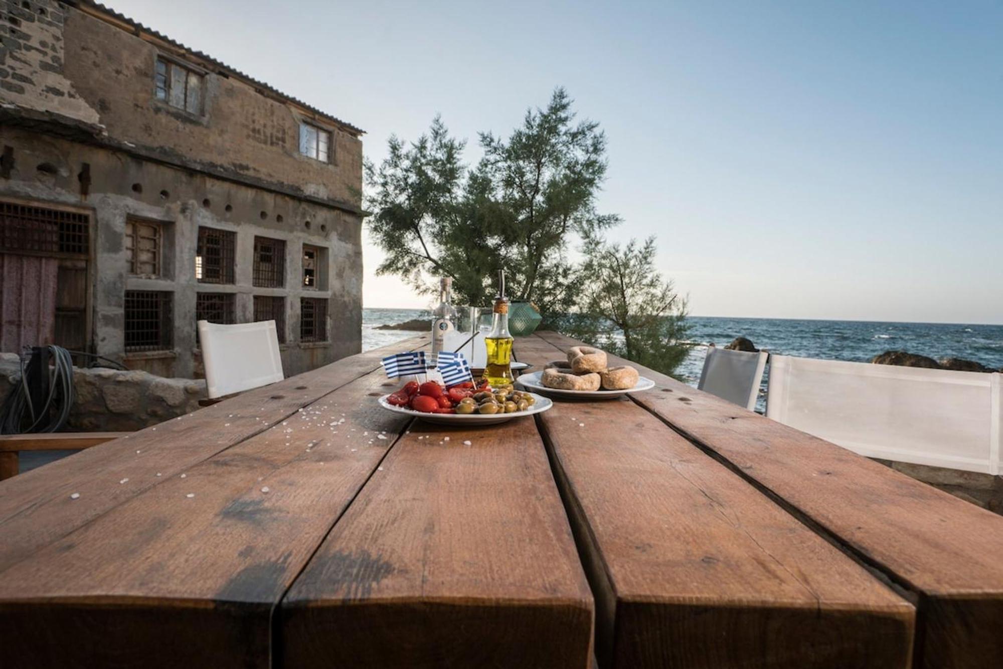Villa Kito- Transformed House On The Water'S Edge Chania  Exterior foto